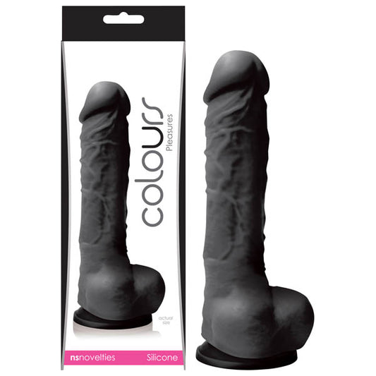 Colours - Pleasures Black 5 inch Cock - Sex Toys Australia