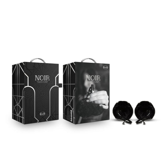 Noir Pom Adjustable Nipple Clamps - My Temptations Adult Store