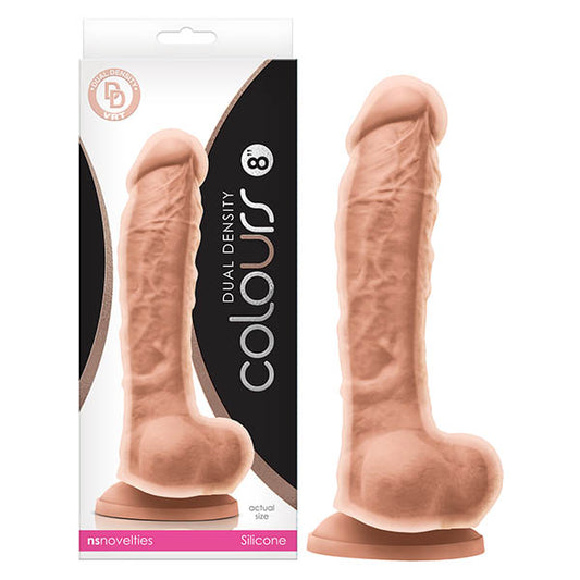 Colours Dual Density 8'' Dong - My Temptations Adult Toys