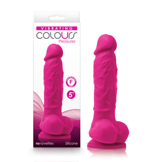 Colours Pleasures Vibrating - 5'' Dong - Sex Toys Online