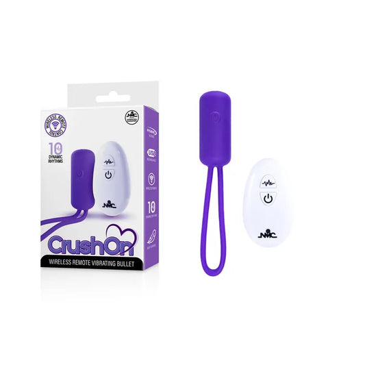 Crush On - Purple USB Rechargeable Vibrating Bullet  -  My Temptations Adult Store