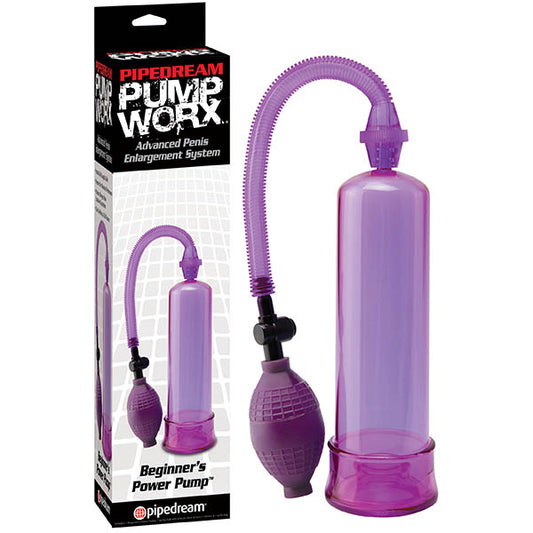 Pump Worx Beginner's Power Penis Pump - My Temptations Adult Store