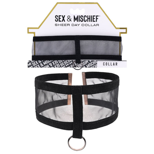 Sex & Mischief Sheer Day Collar - My Temptations Bondage