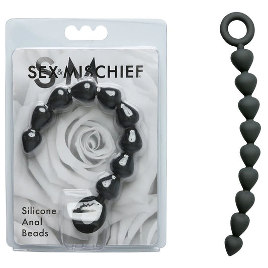 Sex & Mischief Silicone Anal Beads - My Temptations Sex Toys and Lingeire