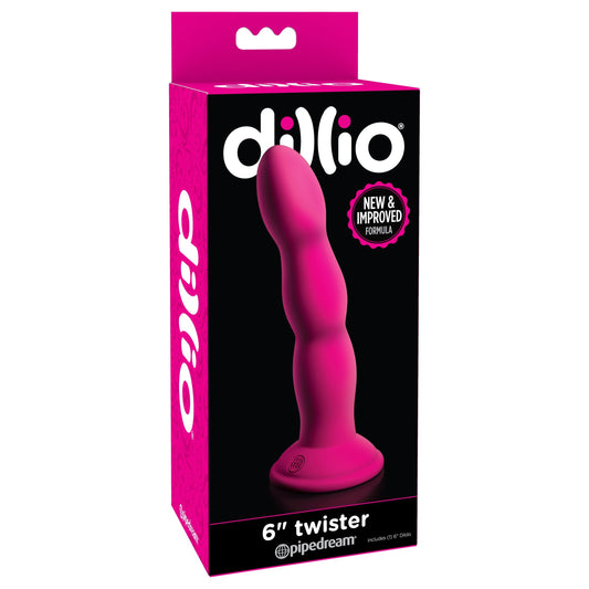 Dillio 6" Twister Dildo - My Temptations Sex Toys and Lingeire
