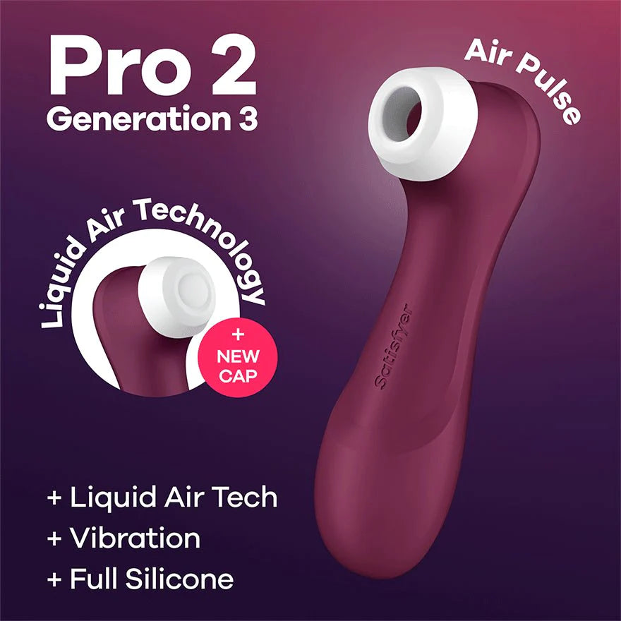 Satisfyer Pro 2 Gen 3 Liquid Vibration Clitoral Stimulator