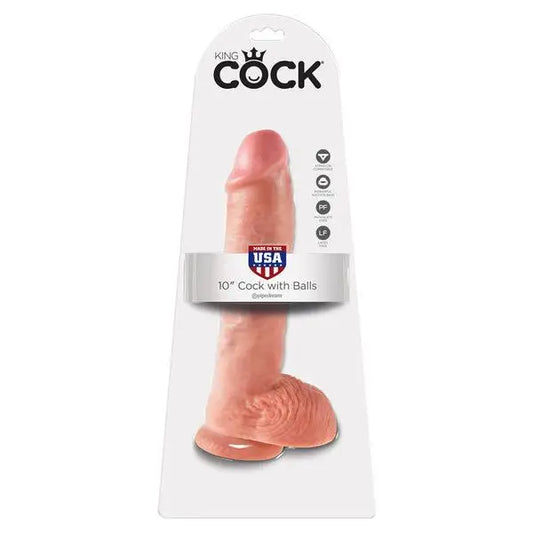 10in Cock with Balls Flesh Dildo - My Temptations