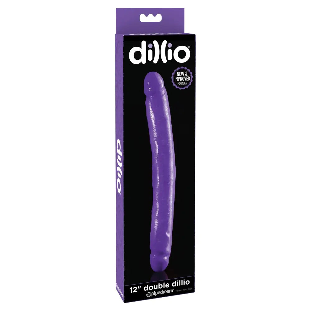 12’’ Double Dildo - Purple