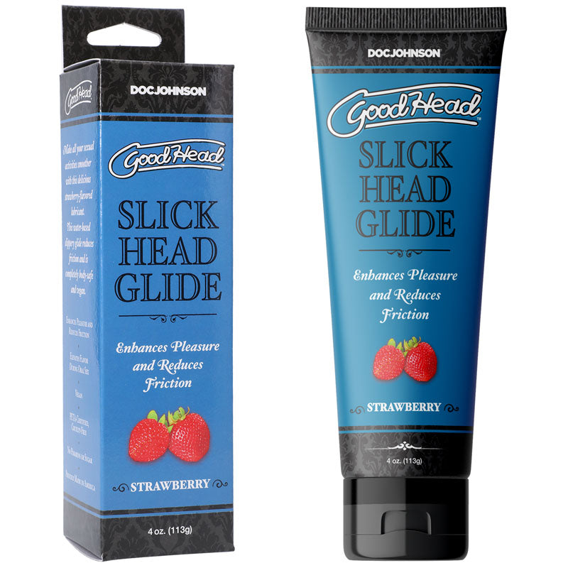 GoodHead Slick Head Glide - Strawberry Flavoured Lubricant - 120 ml - My Temptations Adult Store