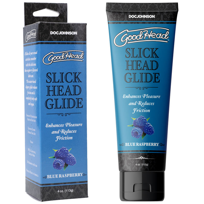 GoodHead Slick Head Glide - Blue Raspberry - My Temptations Adult Store