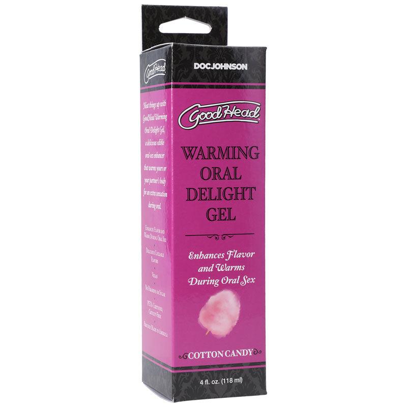 GoodHead Warming Head Oral Delight Gel - Cotton Candy - My Temptations Adult Store