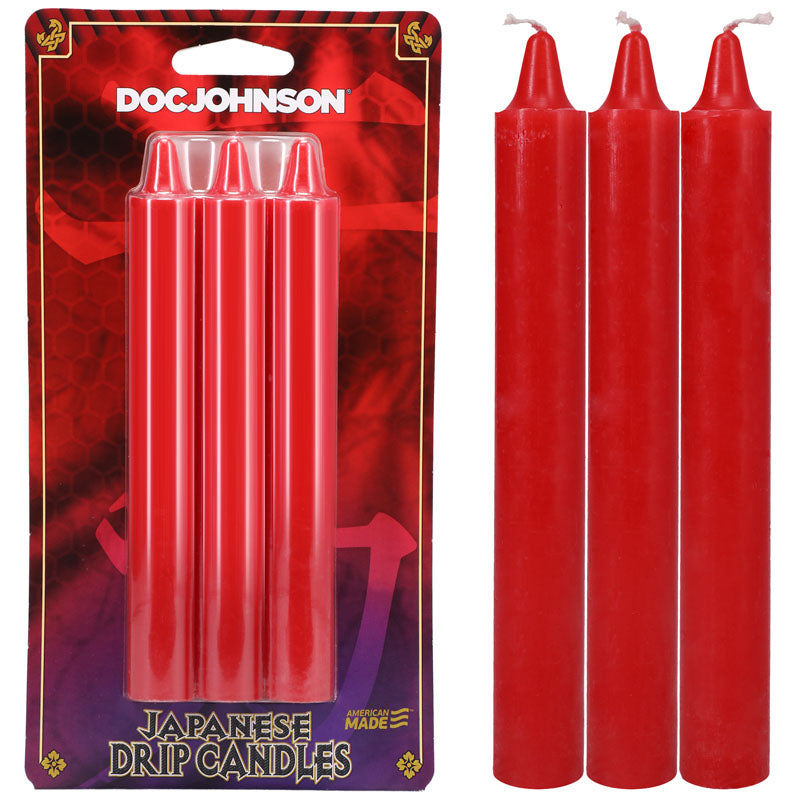 Red Japanese Drip Candles - My Temptations Adult Store