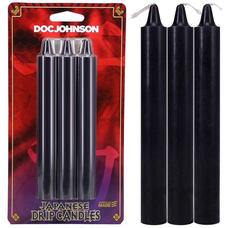 Black Japanese Drip Candles - My Temptations Adult Store