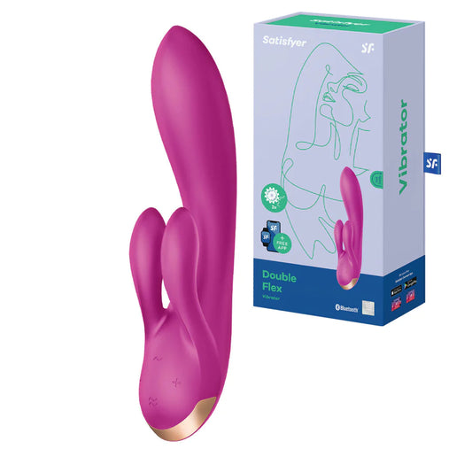 Satisfyer Double Flex Rabbit Vibrator - Sex Toys For Her