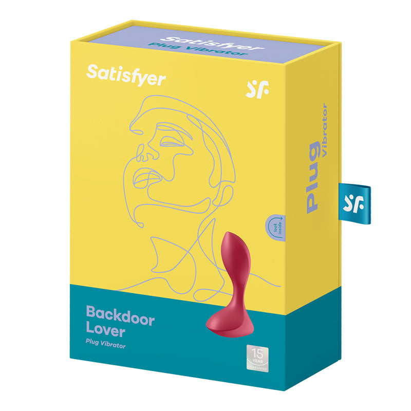 Satisfyer Backdoor Lover - Red - Vibrating Butt Plug