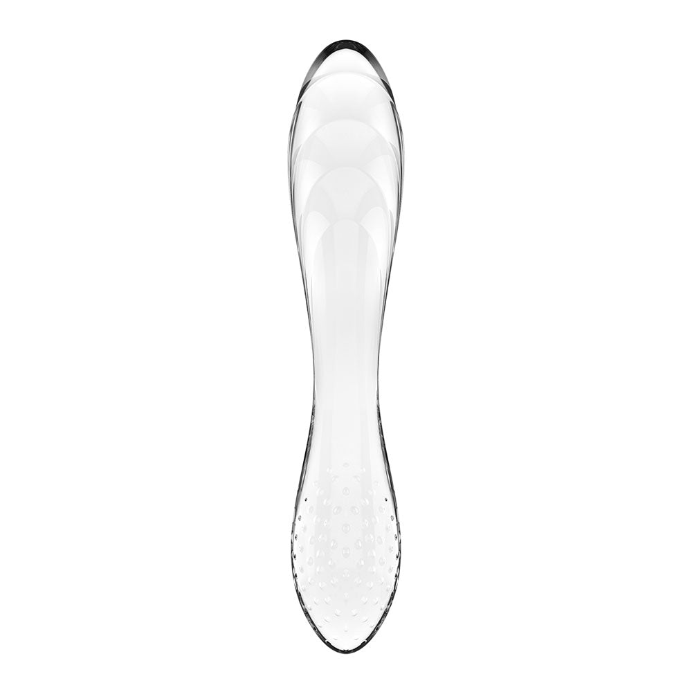 Double ended glass dildo