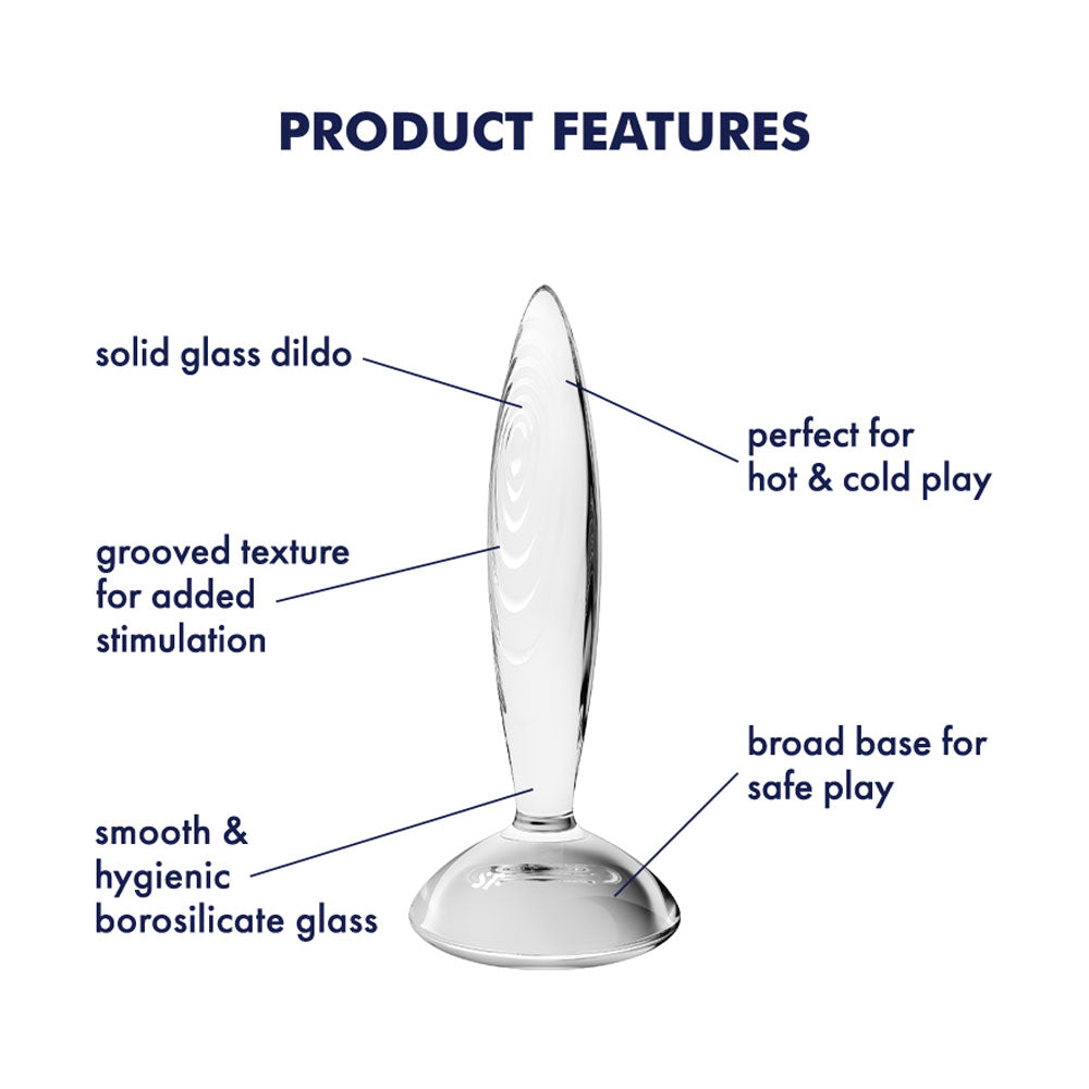 Satisfyer Sparkling Crystal - Glass Butt Plug