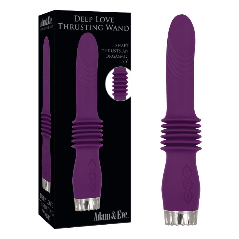 Adam & Eve Deep Love Thrusting Vibrator - Sex Toys Online