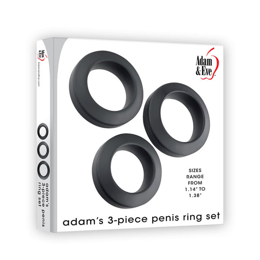 Adam & Eve 3-Piece Penis Ring Set