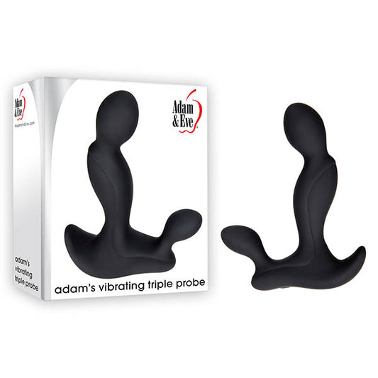 Adam's Vibrating Triple Probe Prostate Massager - Male Sex Toys Online