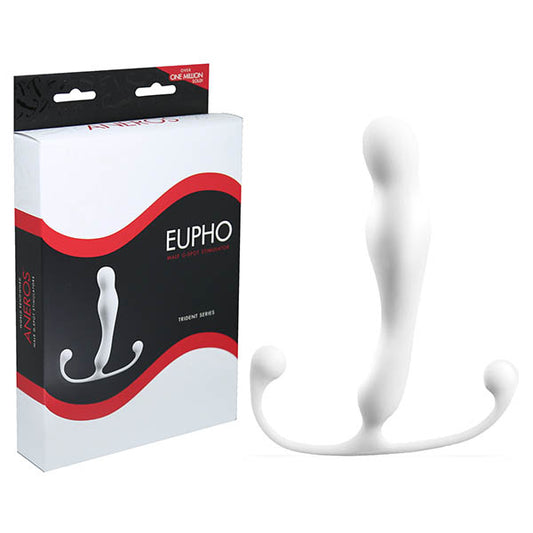 Aneros Eupho Trident White Prostate Massager - My Temptations Anal Toys