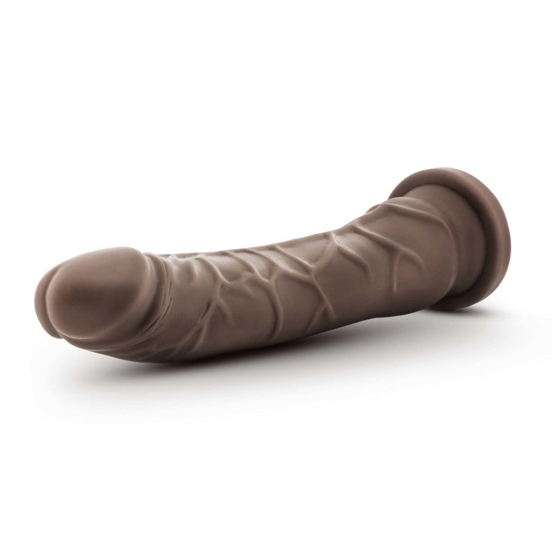 Dr Skin Plus 9'' Posable Dildo - Chocolate - My Temptations Adult Toys