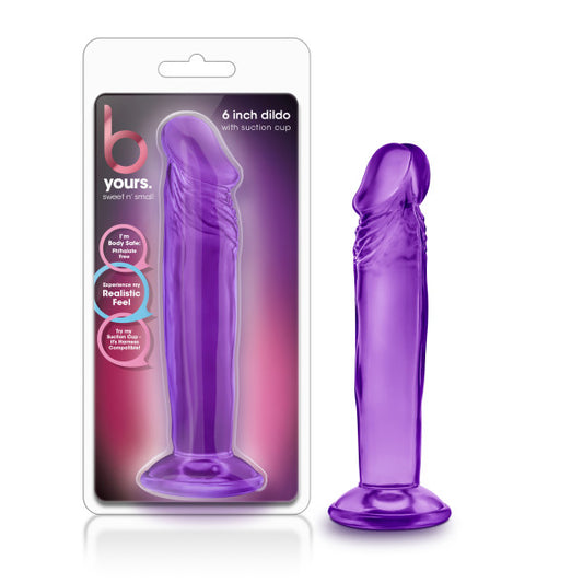 B Yours Sweet n Small 6'' Purple Dildo - Sex Toys Online