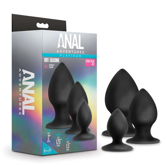 Platinum Anal Stout Plug Kit - Sex Toys Online My Temptations