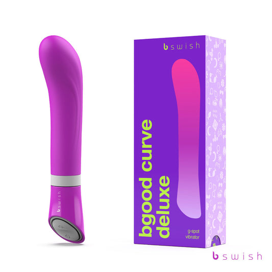 Bgood Curve Deluxe Vibrator - Violet - Sex Toys My Temptations