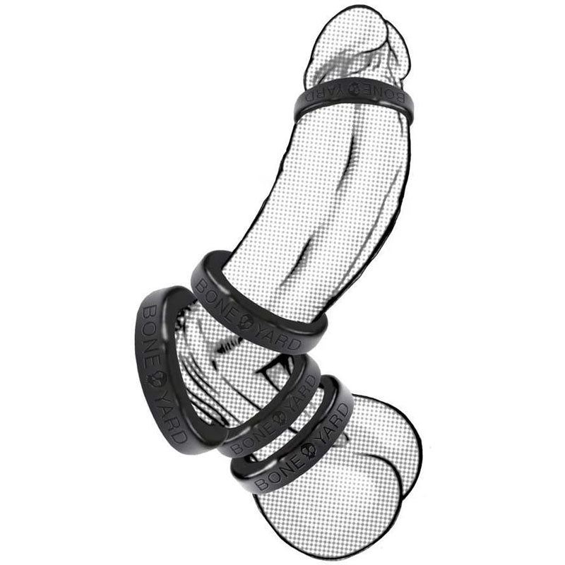 Boneyard Silicone Cock Ring 50mm - Male Sex Toys Australia