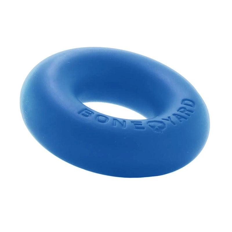 Boneyard Ultimate Silicone Blue Cock Ring - Male Sex Toys