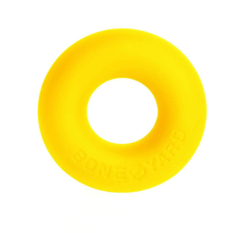 Boneyard Ultimate Silicone Yellow Cock Ring - Male Sex Toys