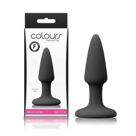 Colours Pleasures Black Mini Butt Plug - My Temptations Adult Store