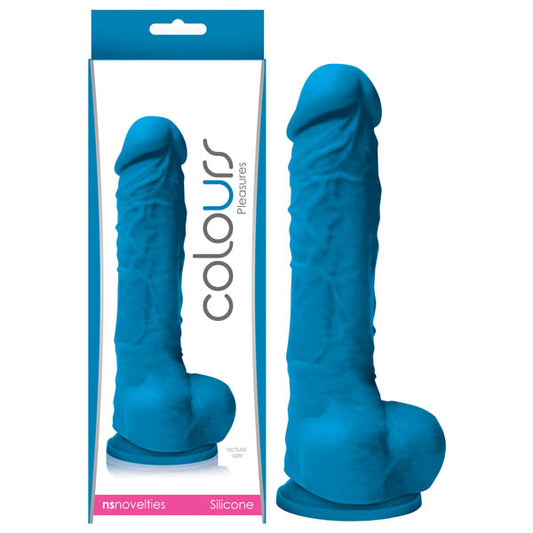 Colours - Pleasures Blue 12.7 cm (5'') Dong - Sex Toys Online