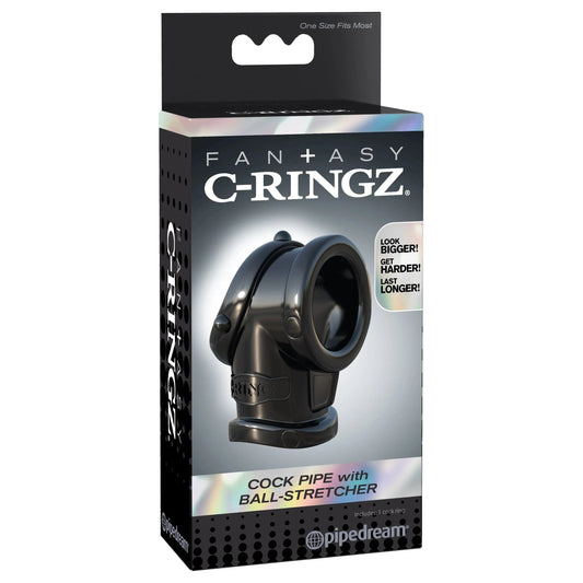 Fantasy C-ringz Cock Pipe With Ball Stretcher - My Temptations Sex Toys