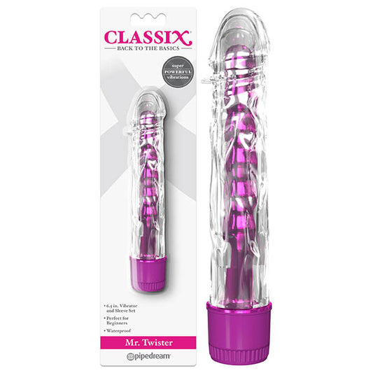 Classix Mr Twister 6" Pink Vibrator - Sex Toys - My Temptations