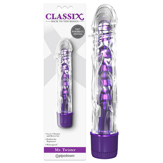 Classix Mr Twister Purple Vibrator - My Temptations Adult Store