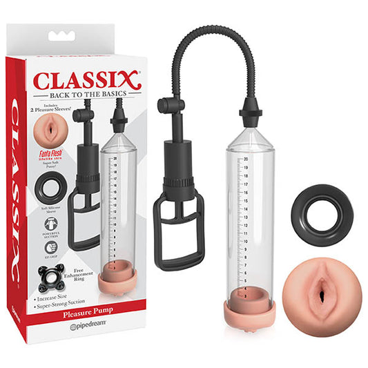 Classix Pleasure Penis Pump - Male Sex Toys - My Temptations Adult Store
