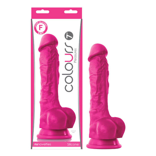 Colours - Pleasures 7" Didlo - Sex Toys Australia