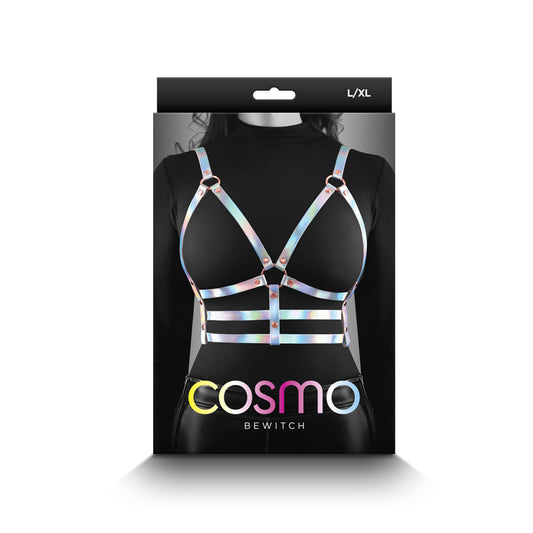 Cosmo Harness Bewitch - L/XL - Bondage  Bra - My Temptations 