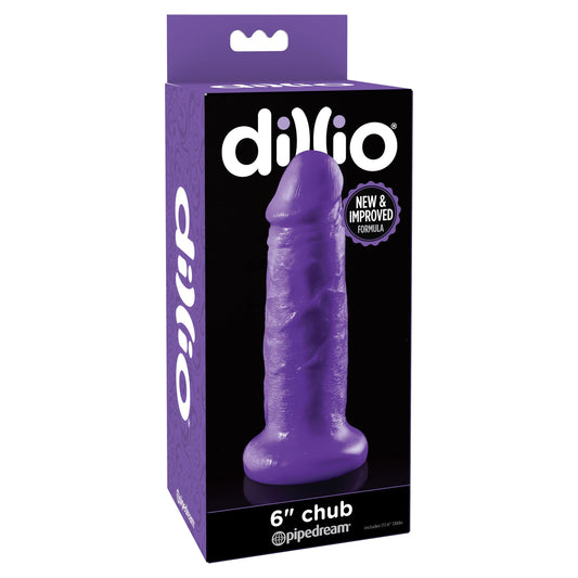 6'' Chub Purple Dillio  - Dildos and Dongs Online