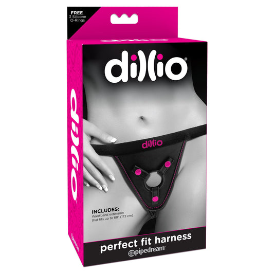 Dillio Perfect Fit Pink Strap On Harness - My Temptations Sex Toys Online
