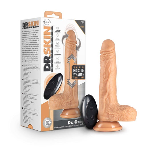 Dr. Skin Silicone Dr. Grey - Thrusting Dong - My Temptations Australia
