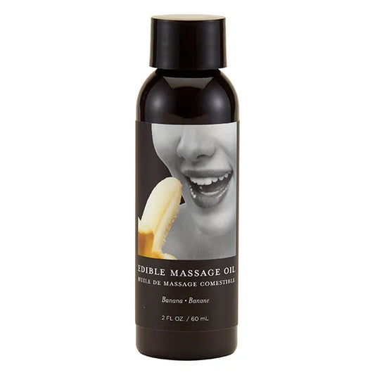 Edible Massage Oil Banana Flavoured - 59 ml - My Temptations Adult Store