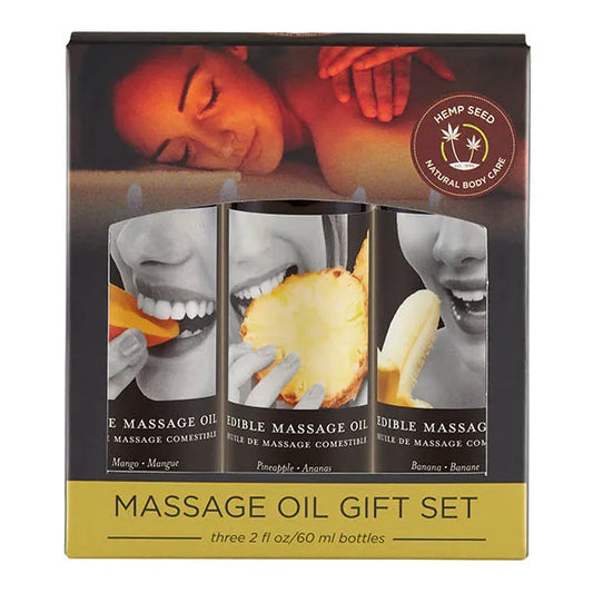 Edible Tropical Massage Oil Trio - My Temptations Adult Store