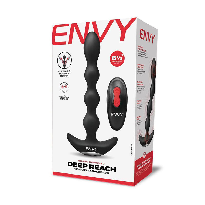 Envy Deep Reach Vibrating Anal Beads - My Temptations Anal Toys Online