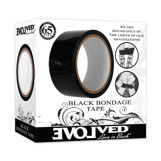 Evolved Black Bondage Tape - Bondage Gear - My temptations Bondage Store