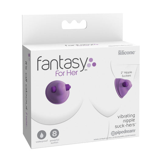 Fantasy For Her Vibrating Nipple Suck-Hers - My Temptations Adult Store