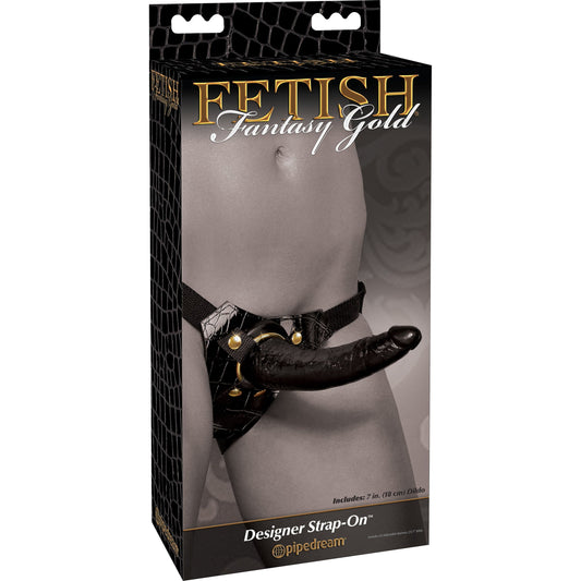 Fetish Fantasy Gold Designer Strap-On - My Temptations Adult Store