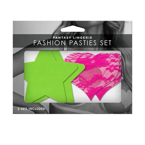 GLOW Fashion Pasties Set - 2 sets included